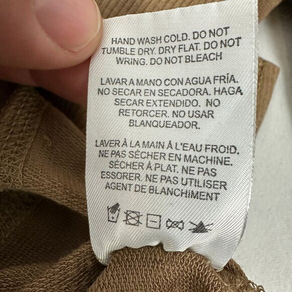 Alterd State Long Sleeve Beige Crewneck Top Large Soft Stretch Comfortable - Picture 9 of 9